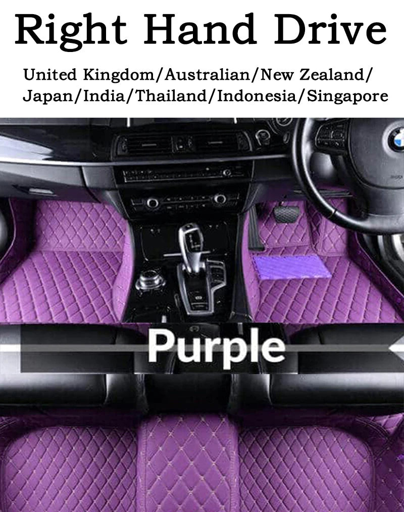 Leather Floor Mats for BMW i5 Sedan (2023-2027)