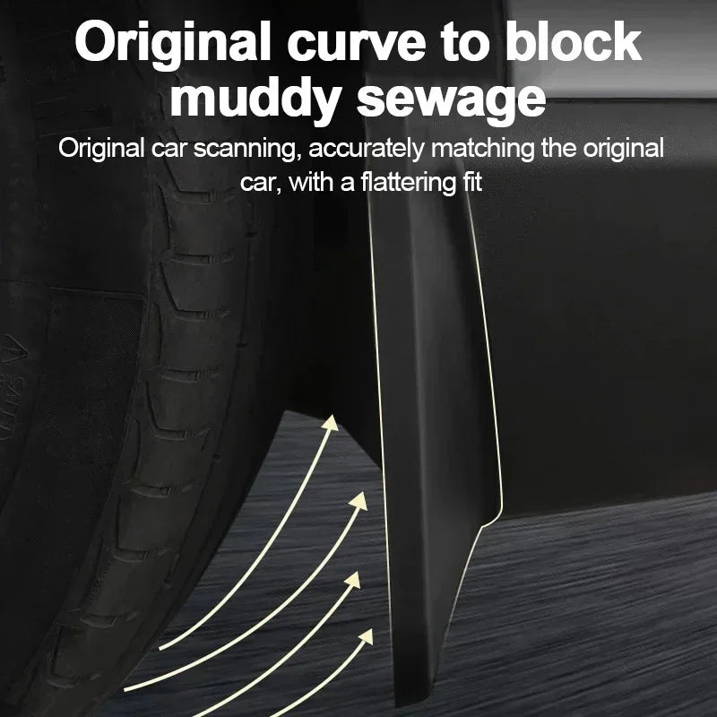 Mud Flaps for Mercedes EQE Sedan (2022-2025), Set of 4