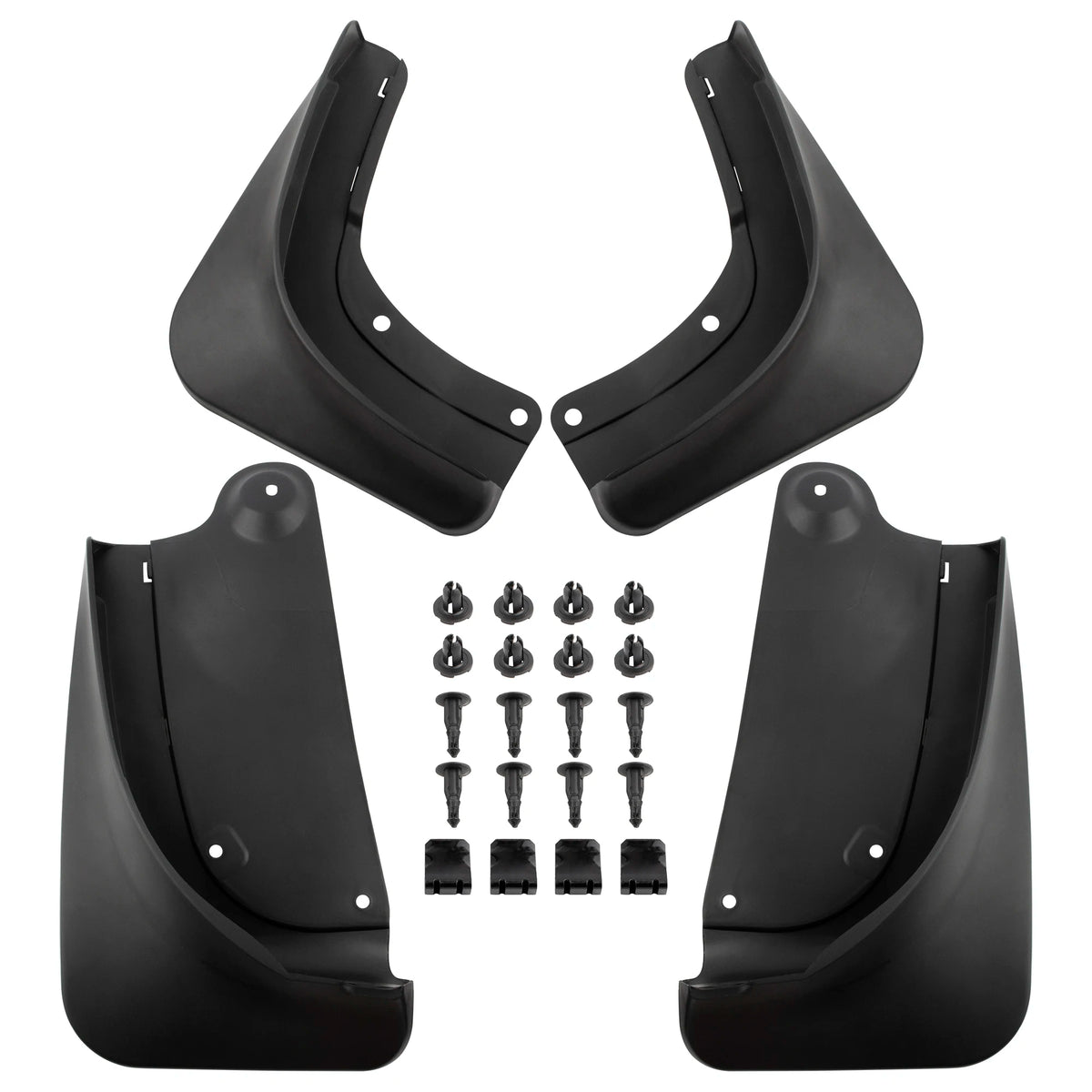 No-Drill Mud Flaps for Model Y (2019-2024), Set of 4