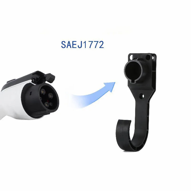 EV Charging Cable Wall Hook (J1772 Plug)