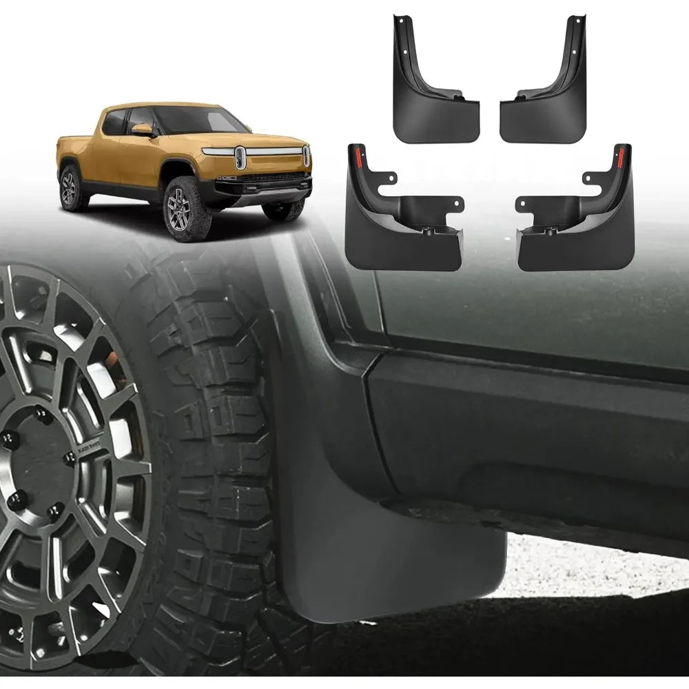 Mud Flaps for Rivian R1T (2022-2026), Set of 4