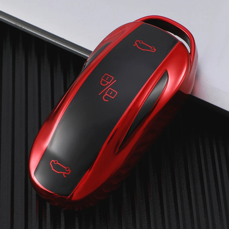 TPU Key Fob Cover for Model X (Car-Shaped Fob)