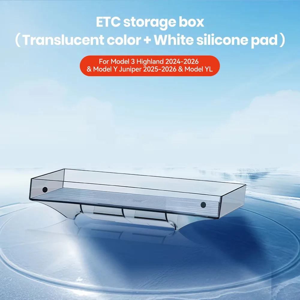 Magnetic Under-Screen Storage Tray for Model 3 Highland (2024+) & Model Y Juniper (2025+)