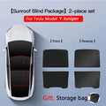 Glass Roof Sunshade Set for Model Y Juniper (2025+)