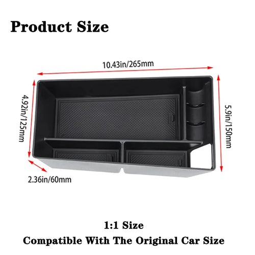 Center Console Armrest Organizer for Mustang Mach-E
