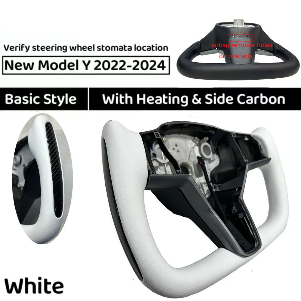 Heated 350mm Yoke Steering Wheel for Model 3 / Model Y (2018–2024)