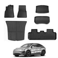 6-Piece TPE Floor Liners for Model Y (2021-2024)