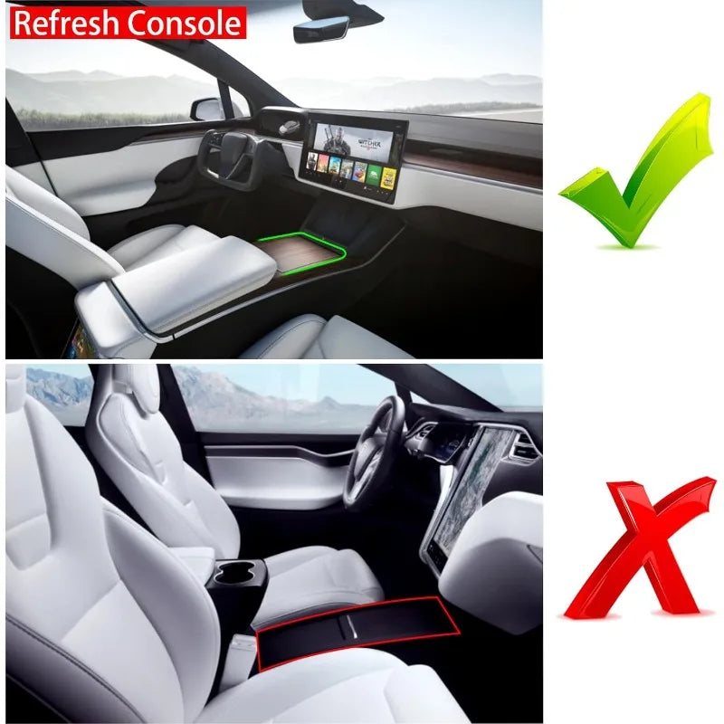 Center Console Storage Tray for Model S / Model X (2021-2024)