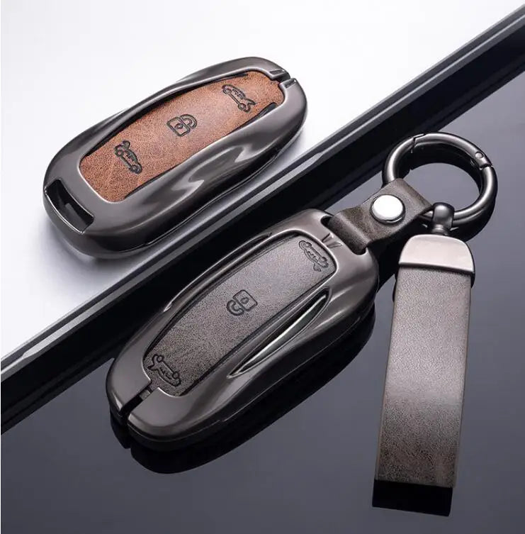 Key Card / Fob Leather Case for Model 3 / Y / S / X