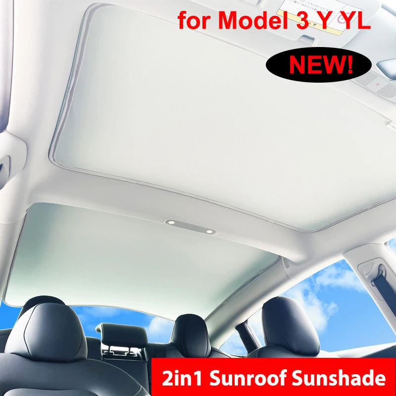 Ice-Cloth Glass Roof Sunshade for Model 3 / Model Y