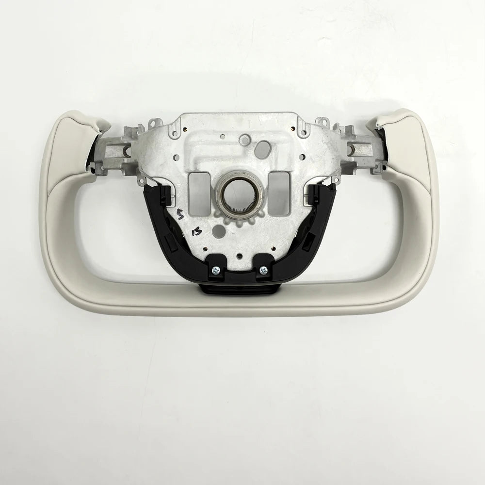 Zen Grey Heated Yoke Steering Wheel for Model Y Juniper