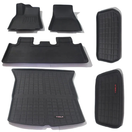 7-Piece TPR Floor & Trunk Mat Set for Model Y