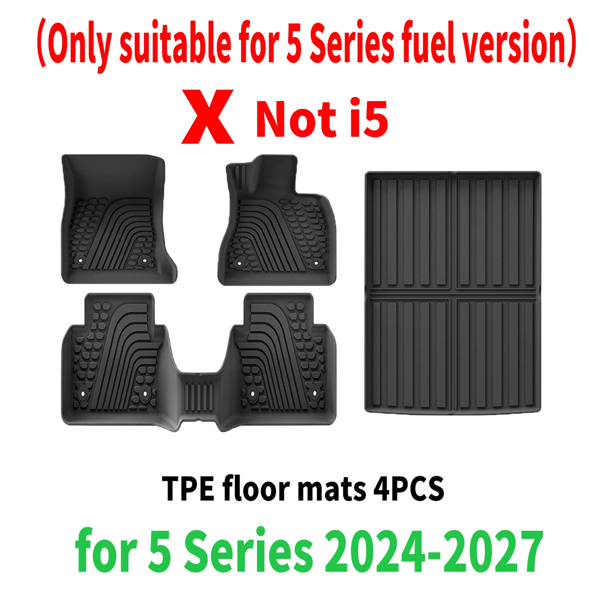 TPE Floor Mats for BMW i5 G60 (2024-2027)