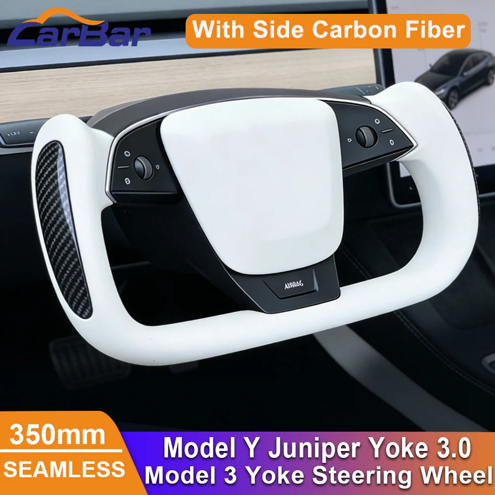 Yoke 3.0 Seamless Steering Wheel for Model Y Juniper / Model 3 Highland