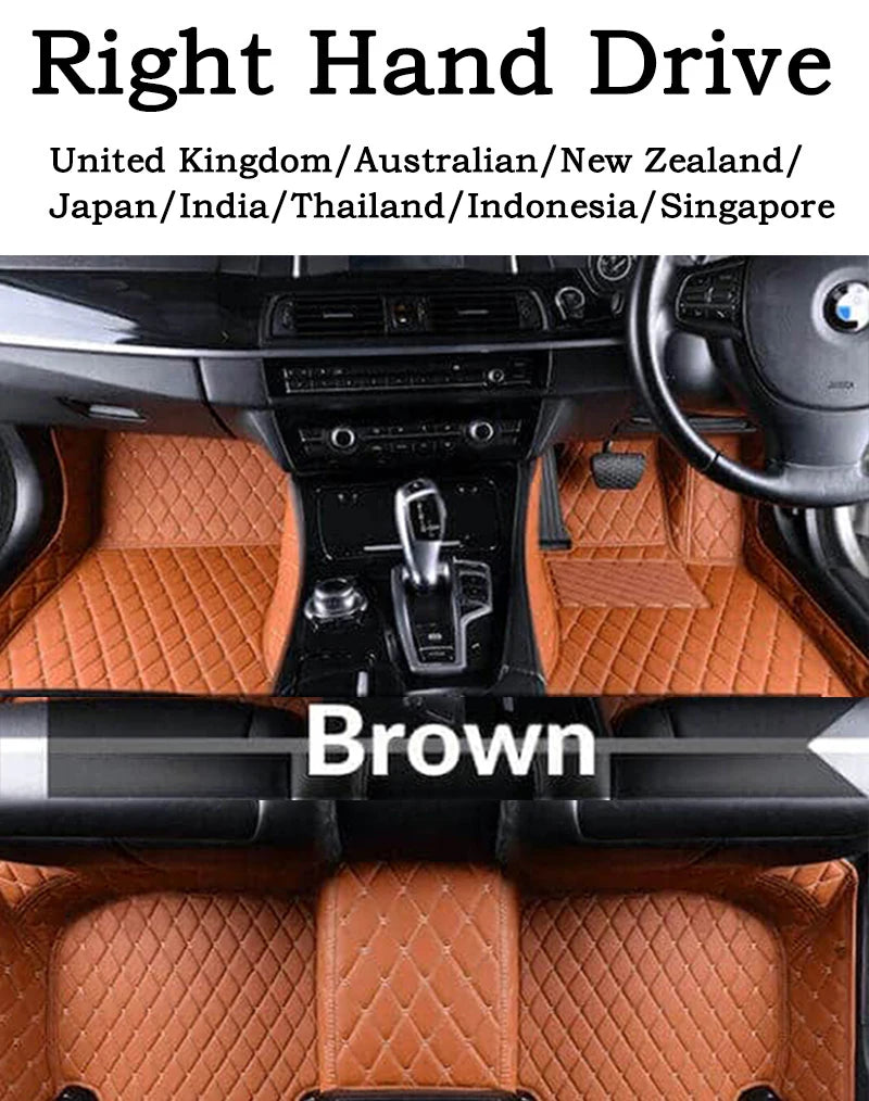 Leather Floor Mats for BMW i5 Sedan (2023-2027)