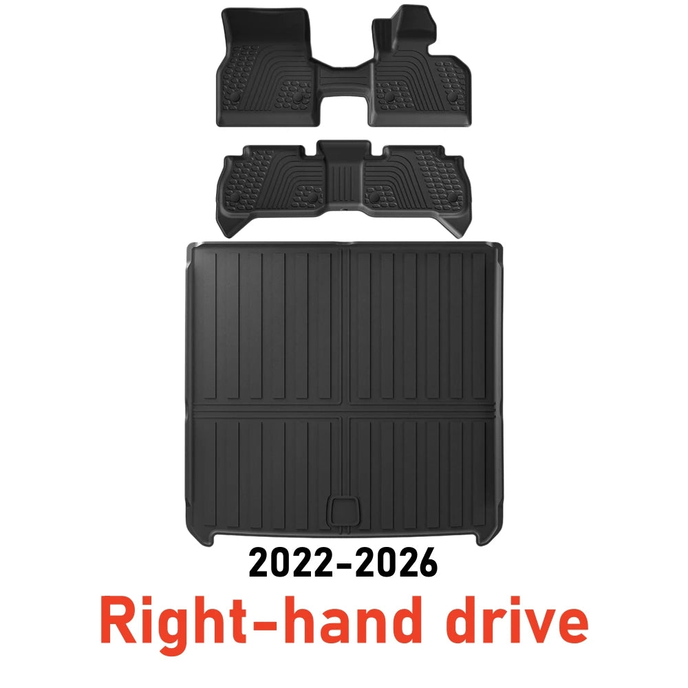 All-Weather TPE Floor Mats for BMW iX (2022-2026)