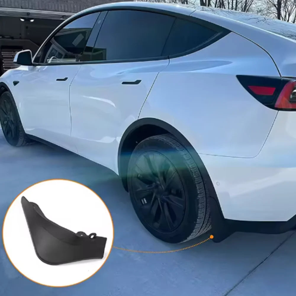 No-Drill Mud Flaps for Model Y (2020-2024), Set of 4
