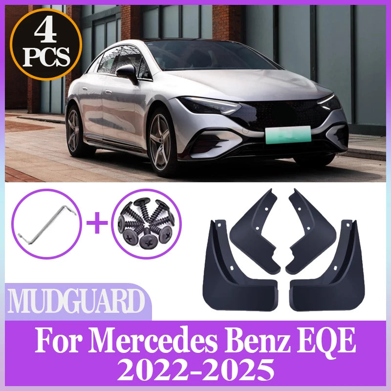 Mud Flaps for Mercedes EQE Sedan (2022-2025), Set of 4