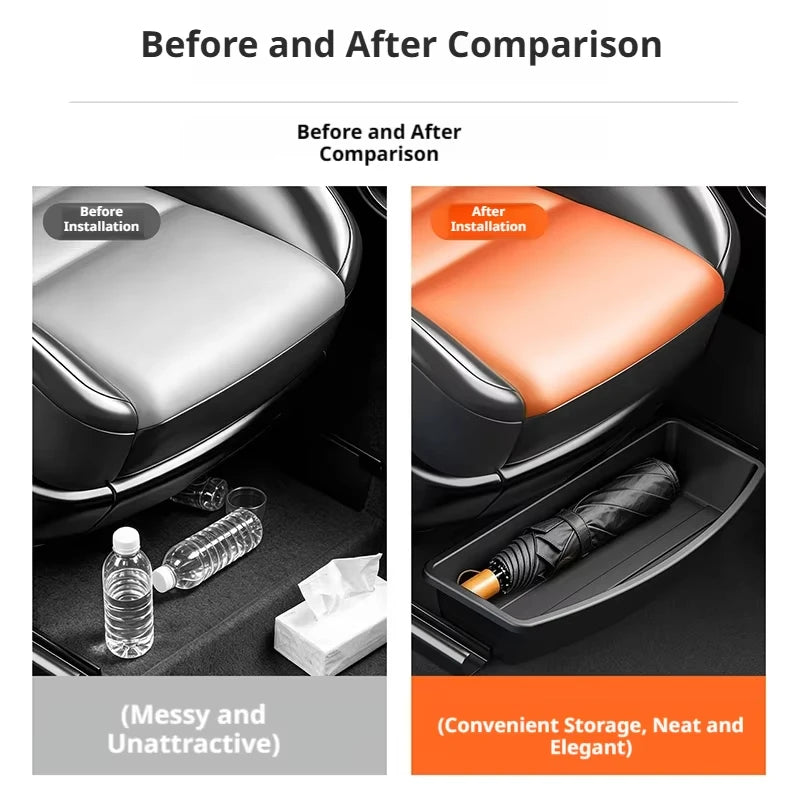 Under-Seat Storage Drawer Organizer Tray, Universal Fit