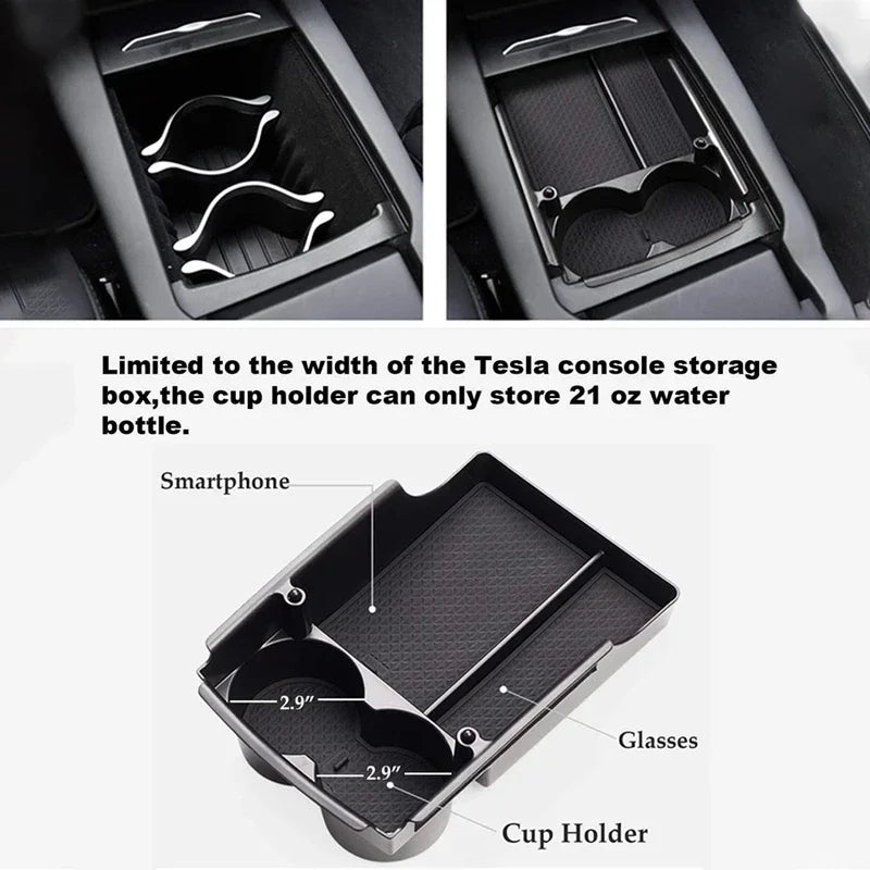 Center Console Armrest Tray for Model S / Model X (pre-2021)