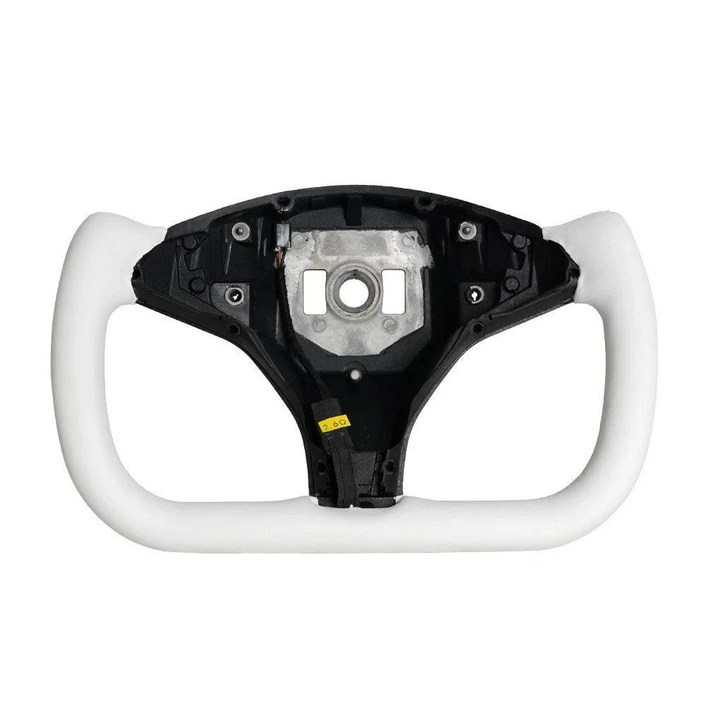 Heated Leather Yoke Steering Wheel for Model S / Model X (2014–2020)