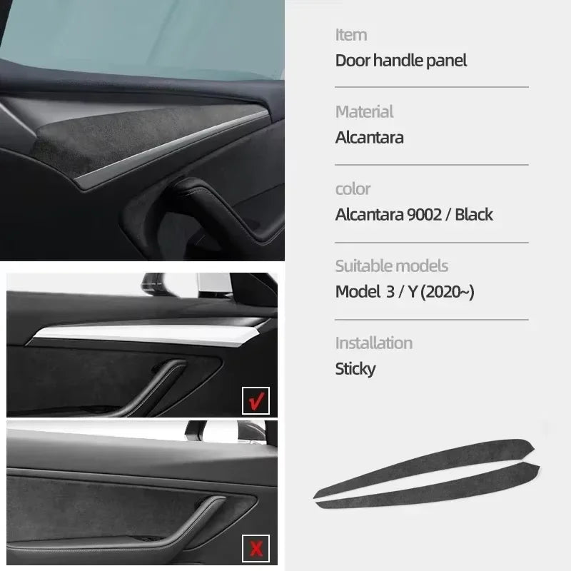 Dashboard & Door Panel Trim Wrap for Model 3 (2019-2023)