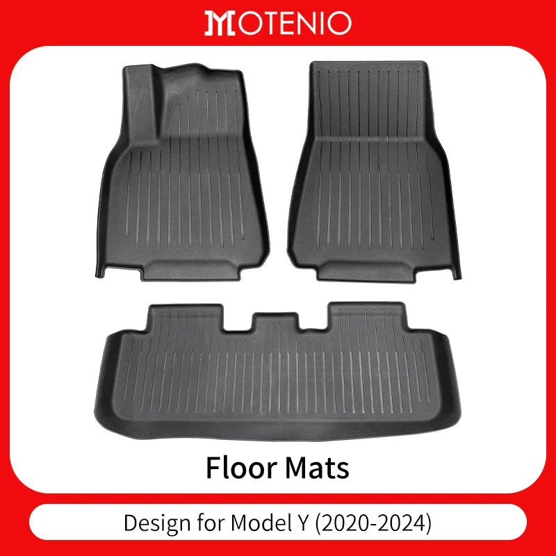TPE Floor & Trunk Mat Set for Model Y (2020-2024)