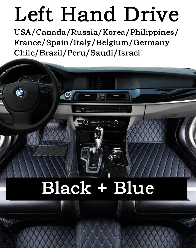 Leather Floor Mats for BMW i5 Sedan (2023-2027)
