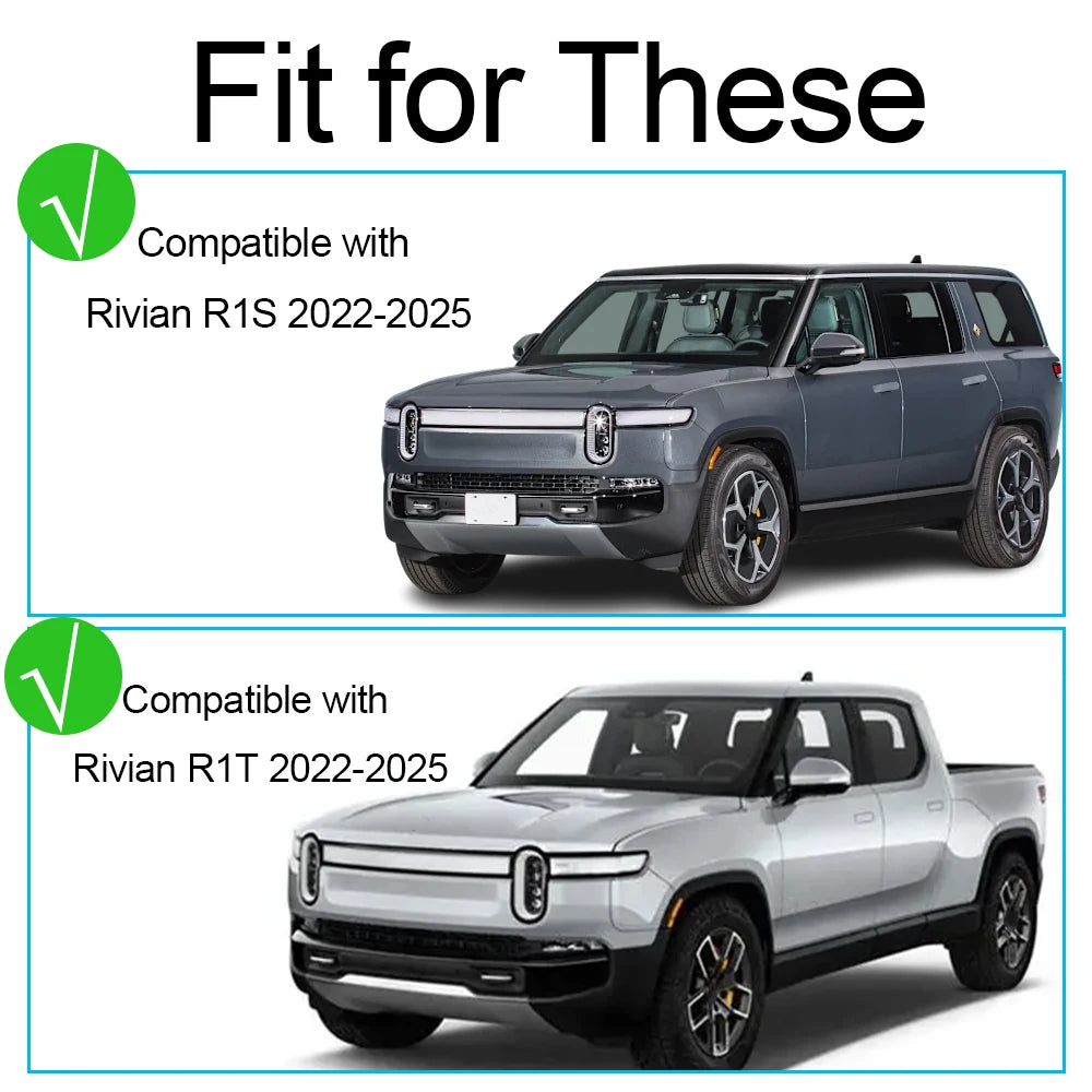 Front Door Handle Storage Boxes for Rivian R1T & R1S