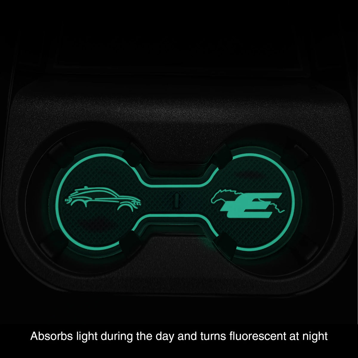 Cup Holder Coaster Inserts for Mustang Mach-E