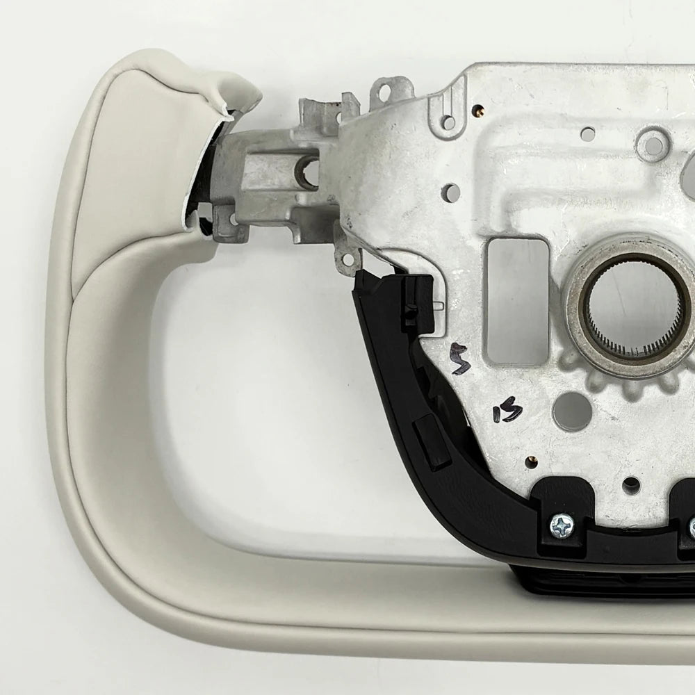 Zen Grey Heated Yoke Steering Wheel for Model Y Juniper
