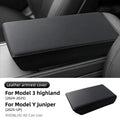 Leather ABS Armrest Cover for Model 3 / Model Y (Style B)