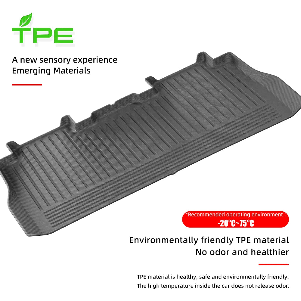 TPE Rear Bucket & Storage Bed Mat Set for Cybertruck (2024-2026)
