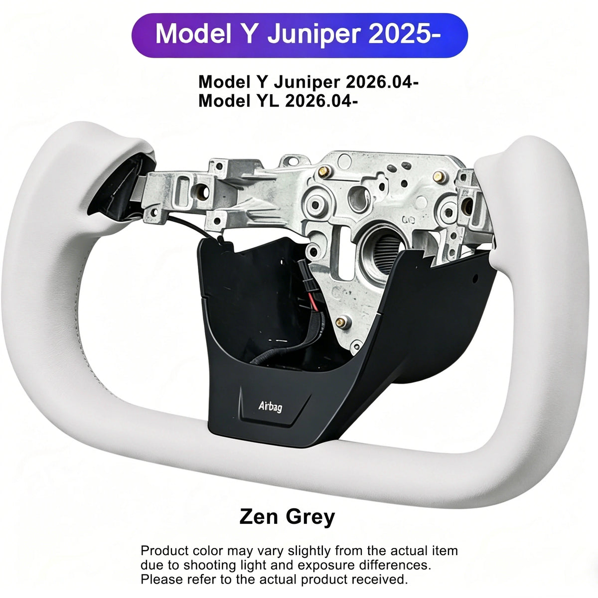 Yoke 3.0 Seamless Steering Wheel for Model Y Juniper / Model 3 Highland
