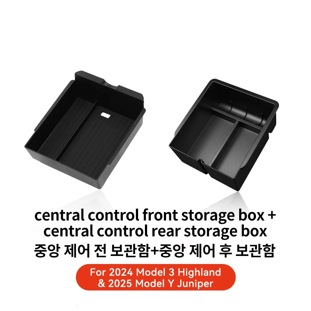 Center Armrest Hidden Storage Tray for Model 3 (2021-2023)