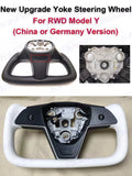 377mm Heated Yoke Steering Wheel for Model 3 / Model Y (2017–2023)