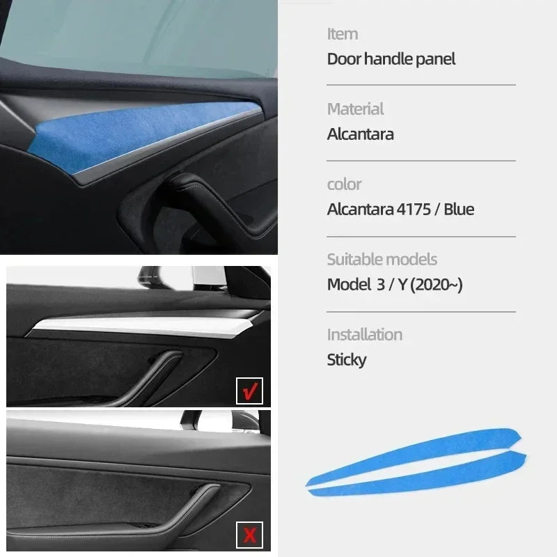 Dashboard & Door Panel Trim Wrap for Model 3 (2019-2023)