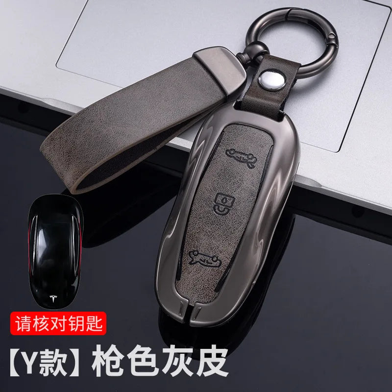 Key Card / Fob Leather Case for Model 3 / Y / S / X