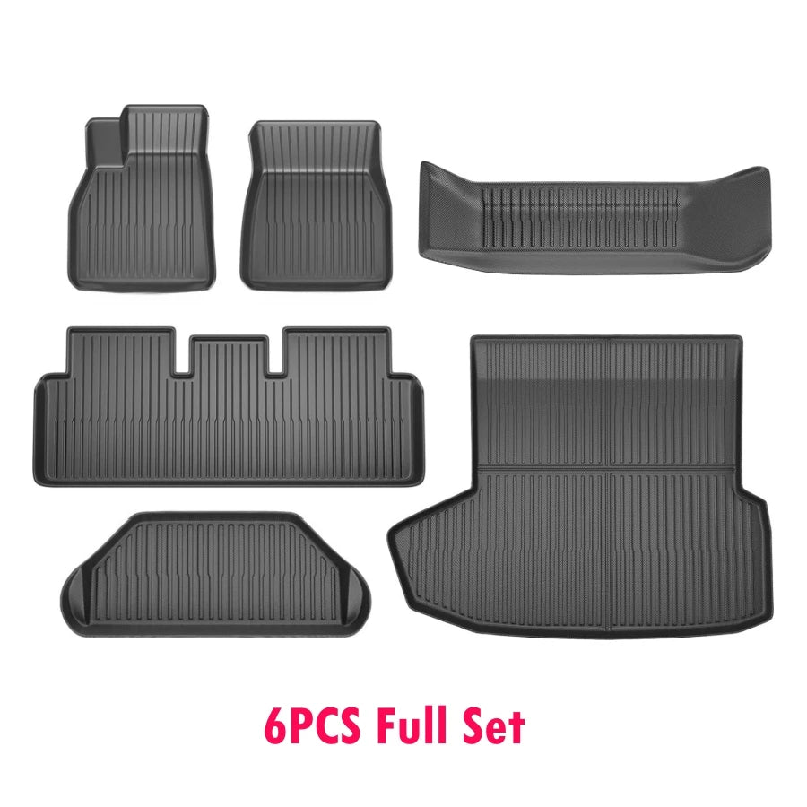 TPE All-Weather Floor & Trunk Mat Set for Model S (2023-2024)