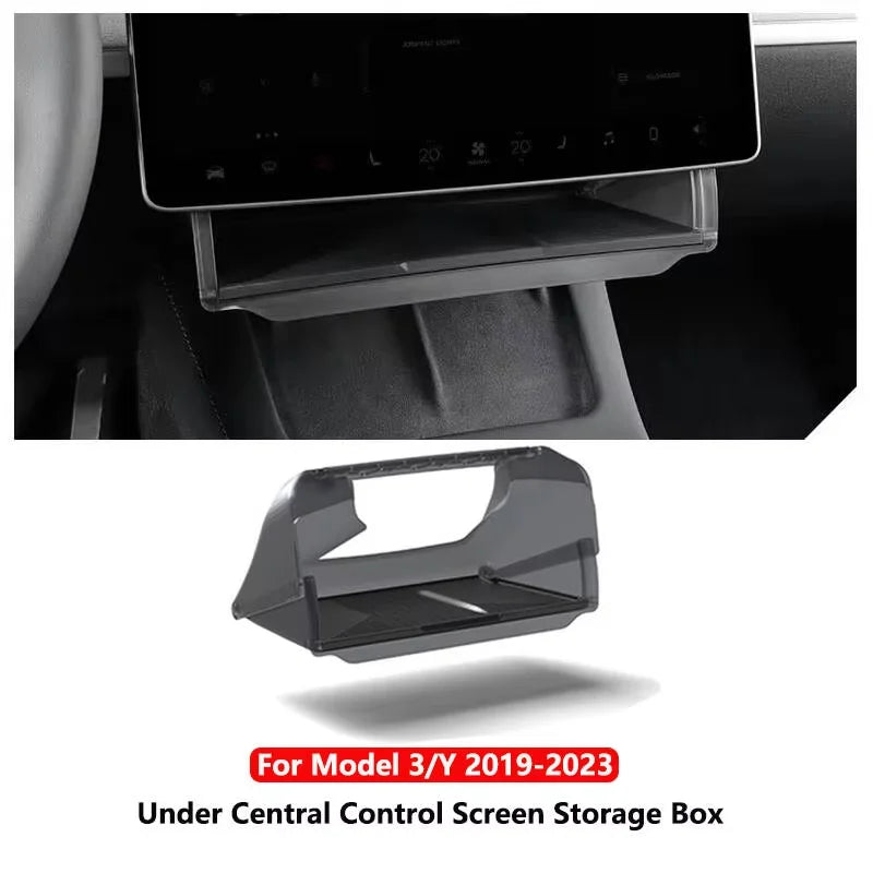 Under-Screen Hidden Storage Box for Model 3 (2019-2023)