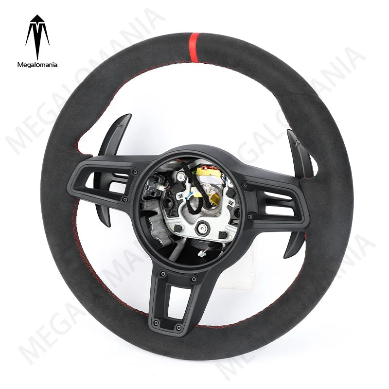 Alcantara LED Carbon Steering Wheel for Porsche Taycan / Macan