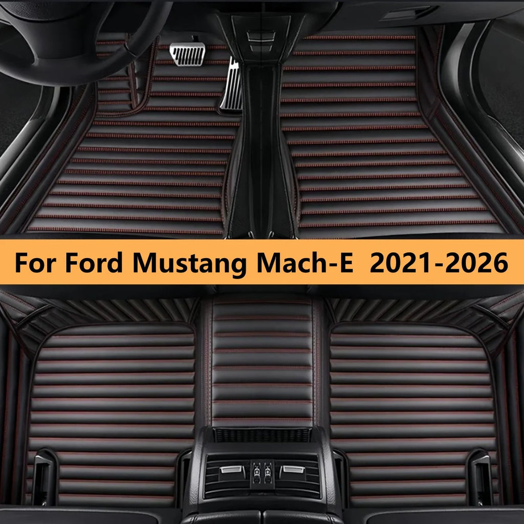 Leather-Style Floor Mats for Mustang Mach-E (2021-2025)