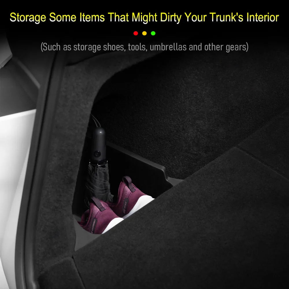 Rear Trunk Side Storage Bin for Model Y Juniper (2025+)