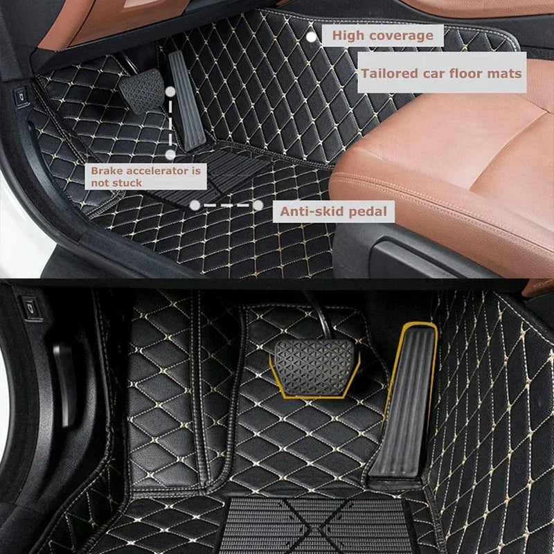 Luxury Leather Floor Mats for BMW i4 G26 (2022-2026)