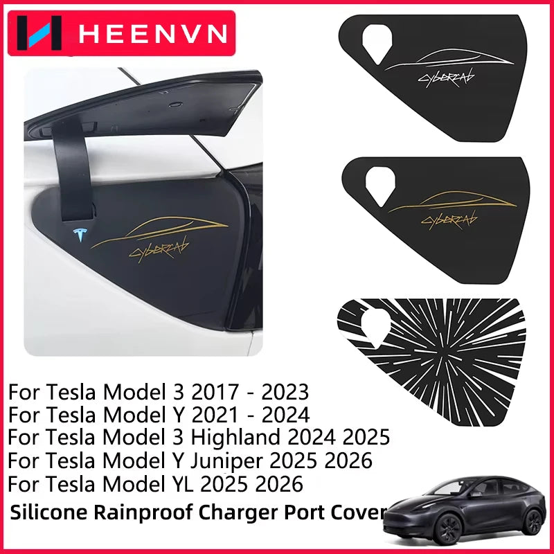 Charge Port Rain Cover for Model 3 Highland & Model Y Juniper