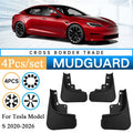 No-Drill Mud Flaps for Model S (2022+), Set of 4