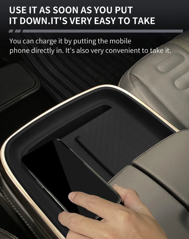 Wireless Charging Pad Liner for Rivian R1T & R1S