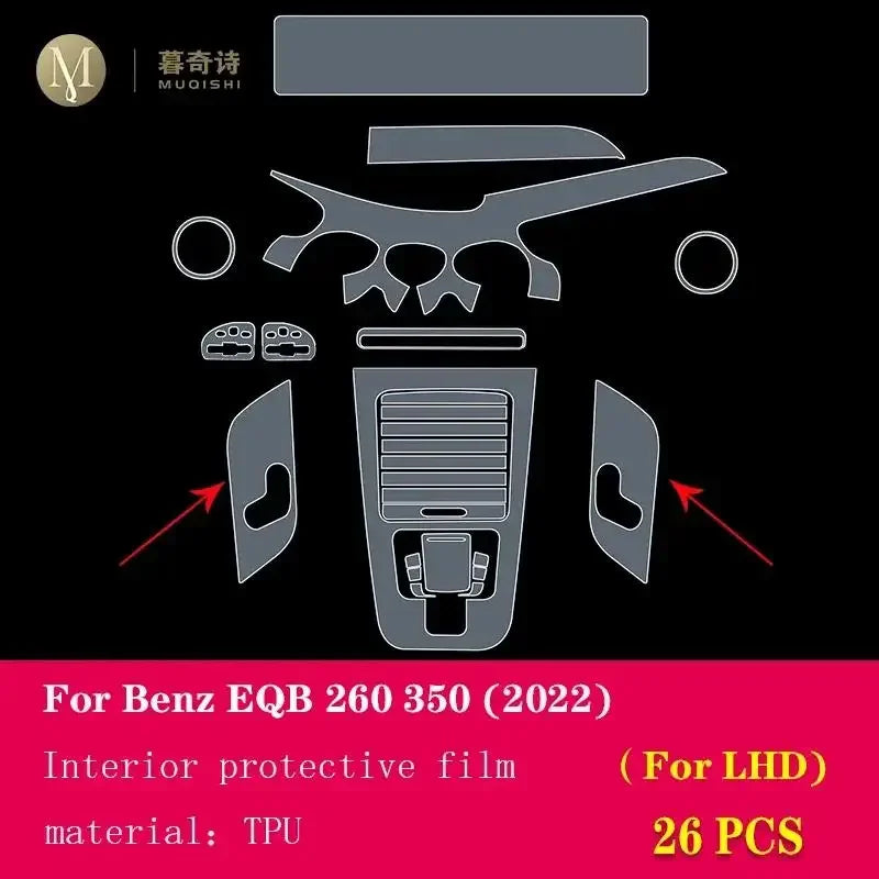 TPU Screen Film for Mercedes EQA / EQB