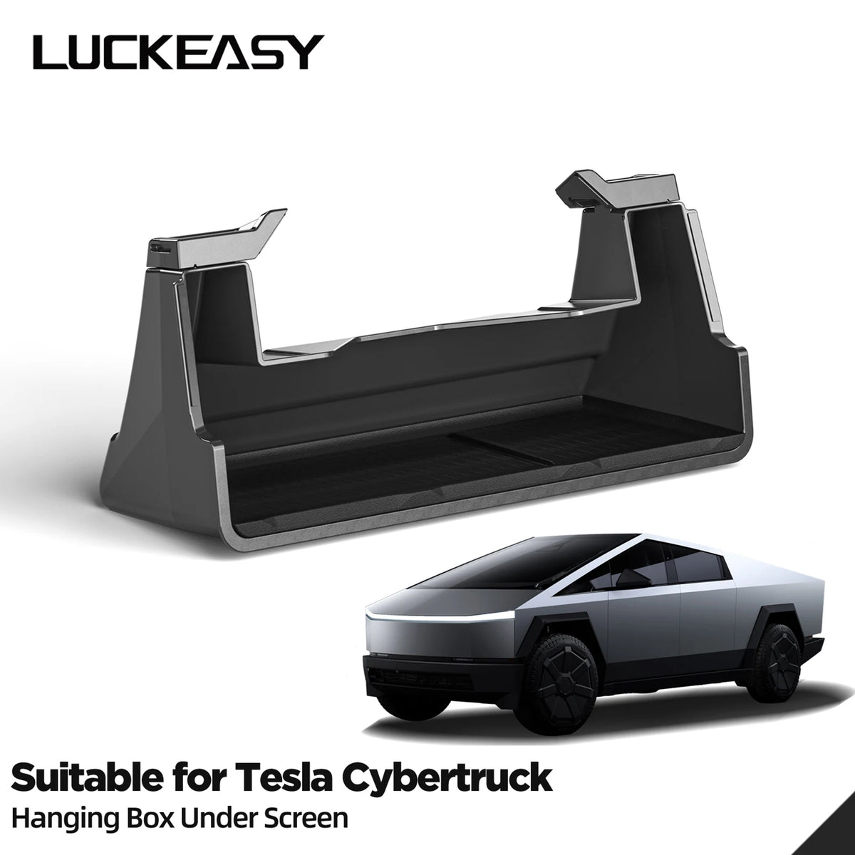 Hidden Under-Console Storage Box for Cybertruck