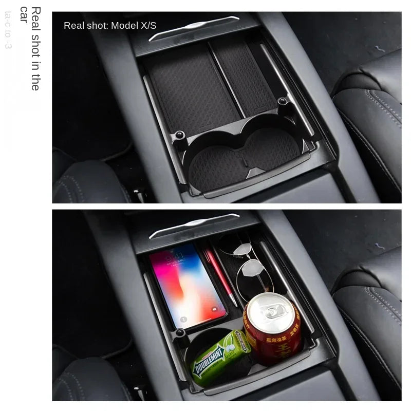 Center Console Armrest Tray for Model S / Model X (pre-2021)